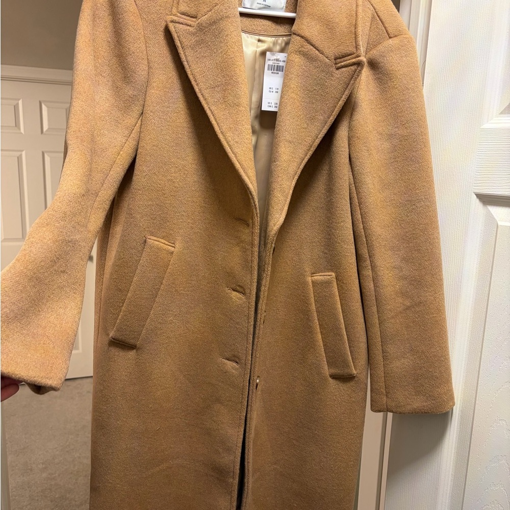 Abercrombie & Fitch Camel Trench Coat